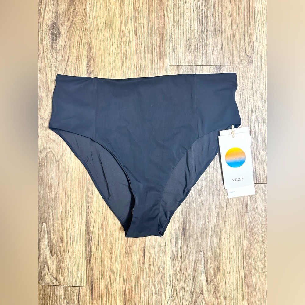 NWT Black Dune Bikini Bottom